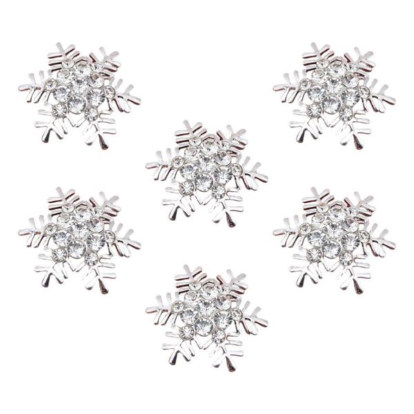 

napkin rings 6pcs christmas alloy lovely clasps snow shape buckle