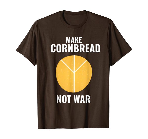 

make cornbread not war peace shirt, White;black