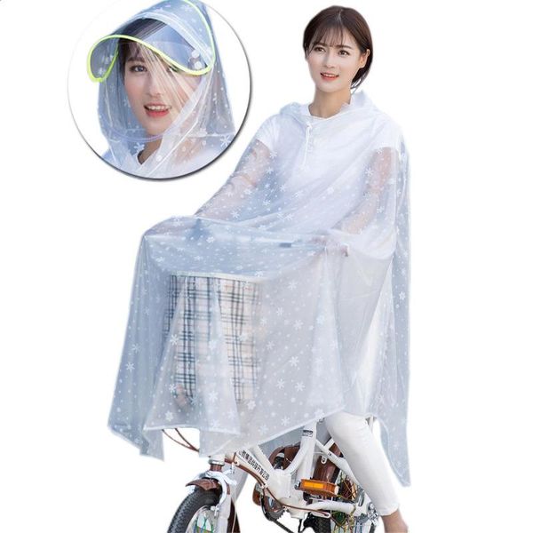 

raincoats bicycle raincoat with double brim hat women men hooed rain trench coat poncho waterproof motorcycle cloak outdoor fishing