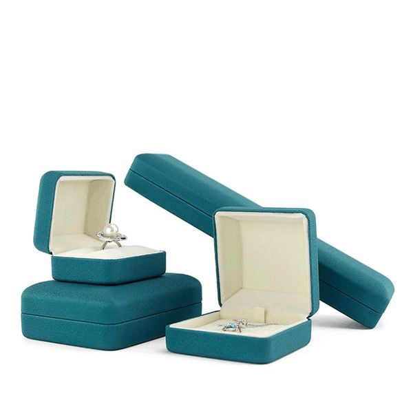 

jewelry pouches, bags velvet trinket box ring pendant organizer wedding necklace prposal gift packaging for store, Pink;blue