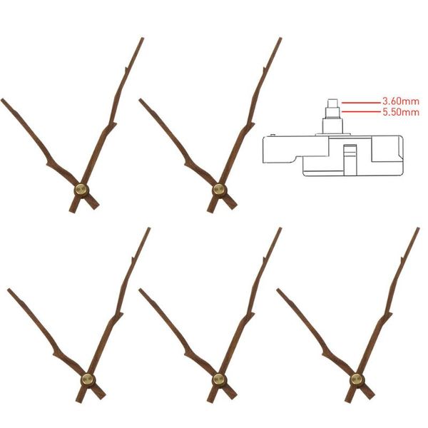

wall clocks 5 sets wooden diy clock pointer plate replacement movement part hand