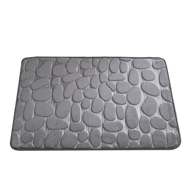 

bath mats flannel bathroom mat non-slip carpets memory foam rugs doormat pebble design for shower room water absorption