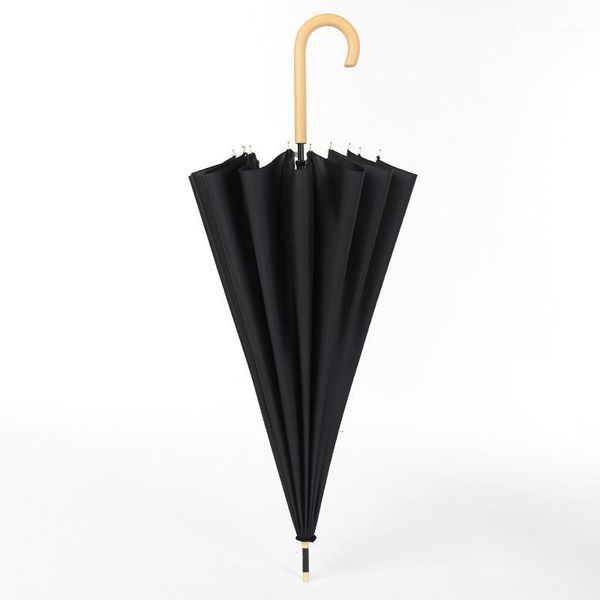 

umbrellas 16-bone sun umbrella rain women long handle windproof uv large student ins couple paraguas gift sy3171