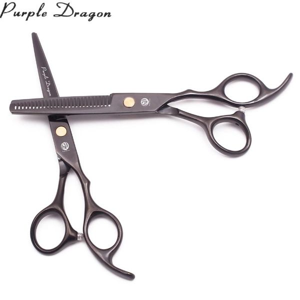 

hair scissors 5.5" 6.0" purple dragon japan steel thinning shears hairdressing professopmal salon 1005# barber shop set