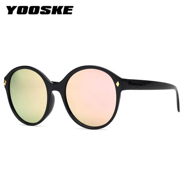 

sunglasses yooske round women men oversized fashion brand gradient sun glasses shades for ladies black sunglass uv400, White;black