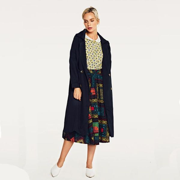

women's trench coats yming slim lapel coat lace up long sleeve winter double breasted winter1 djg1, Tan;black