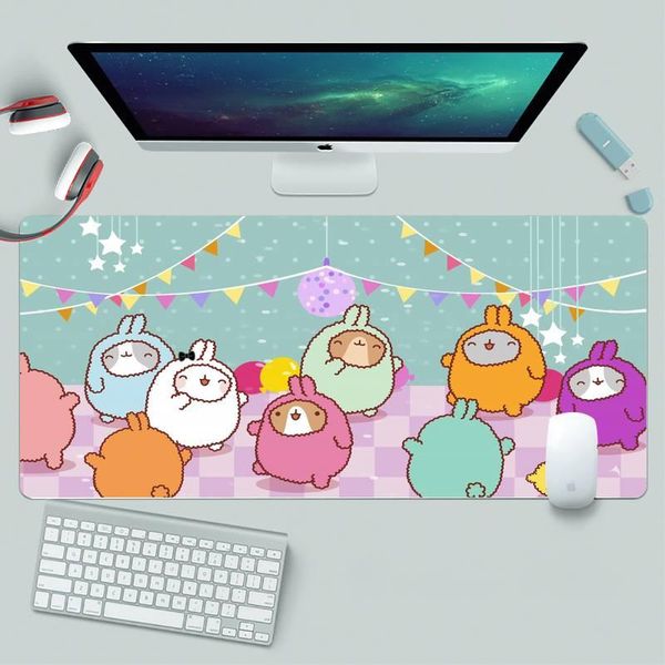 

mouse pads & wrist rests japanese kawaii beautiful anime mat xl large gamer keyboard pc desk takuo computer tablet