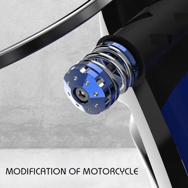 

handlebars 2pcs motorcycle handlebar end grip ends plus handle bar grips tips caps aluminum alloy spring
