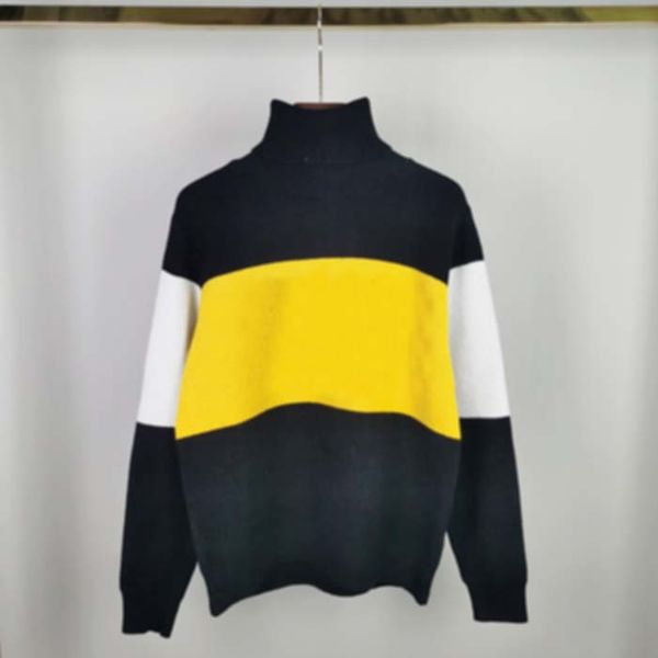 

man designers clothes hoodie roma embroidery jumper mens winter coats men designers sweaters men s clothing black yellow