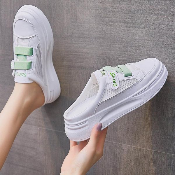 

slippers tydzsmt loafers women slip on casual walking shoes green comfortable lazy breathable outdoor shallow, Black