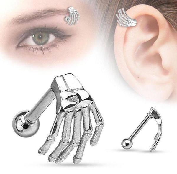 

selling ghost hand earrings popular style puncture jewelry