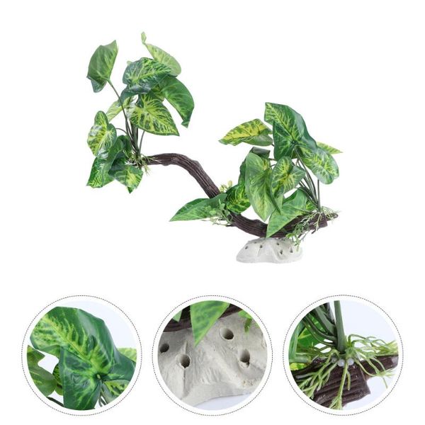 

decorations 1pc lifelike fish tank aquatic plant ornament underwater