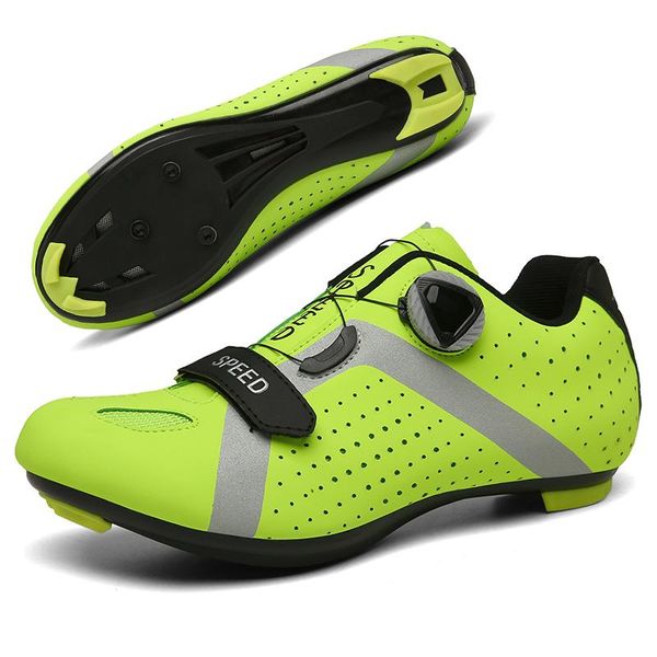 Fietsschoenen Mountainbikeschoenen Zwart Sport Ademend Heren Road Met Gesp