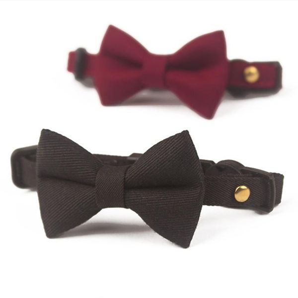 

cat collars & leads classic bow safety buckle collar neck ring wedding light small tie send bell pet supplies