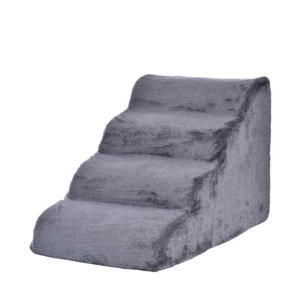 

kennels & pens 4 steps stairs for small dog cat house pet ramp ladder anti-slip removable dogs bed sponge large