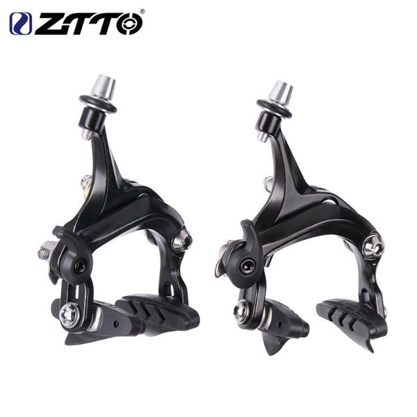 

bike brakes ztto road brake zipper double pivot aluminum side broache front and rear with pads 1 set of bicycle parts