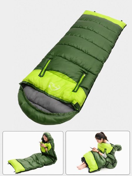 

waterproof travel zipper sleeping bag outdoor windproof couple envelope backpacking camping for traveling hiking bags