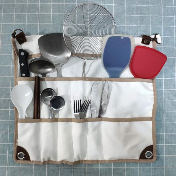 

storage bags rectangle outdoor camping cookware holder hanging folding tableware bag multi-purpose fine workmanship for bbq hiking