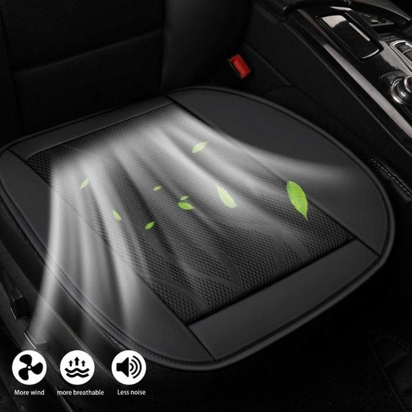 

car seat covers summer non-slip cool cushion 4 fans cold pad usb-powered cooling for cushions down ventilated