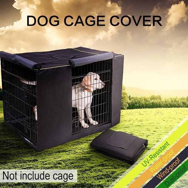 

dog kennel cover oxford durable waterproof windproof dustproof pet cat cage crate without accessory kennels & pens