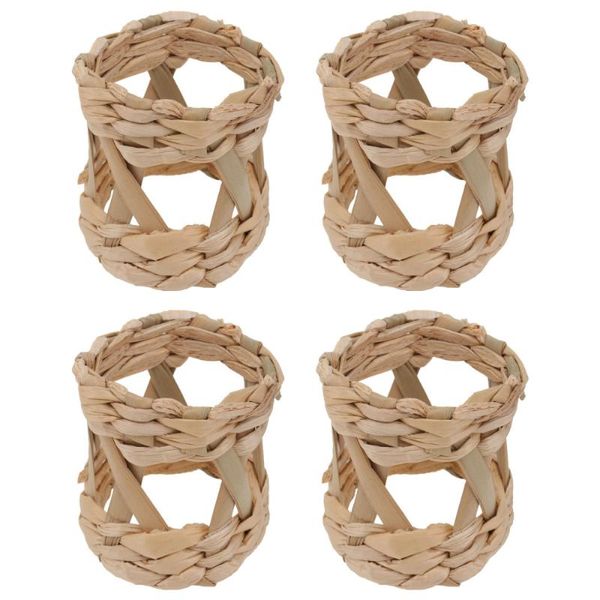 

napkin rings 4pcs decorative holder weaving craft buckles holders
