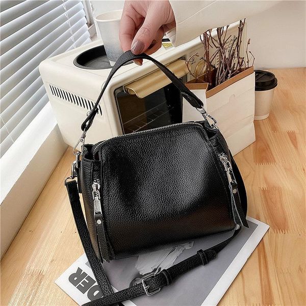 

evening bags 2021 genuine leather handbag designers women messenger females bucket bag crossbody shoulder bolsa