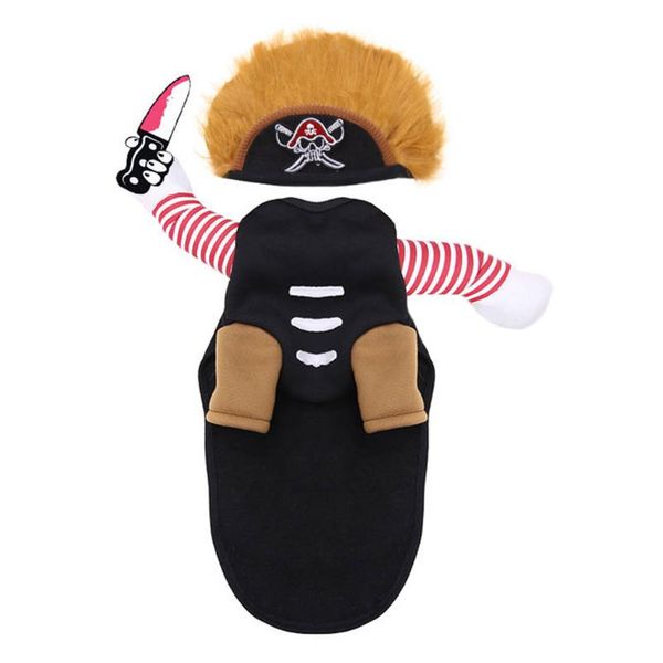 

cat costumes 1set dressing pet costume funny creative dog clothes (black)