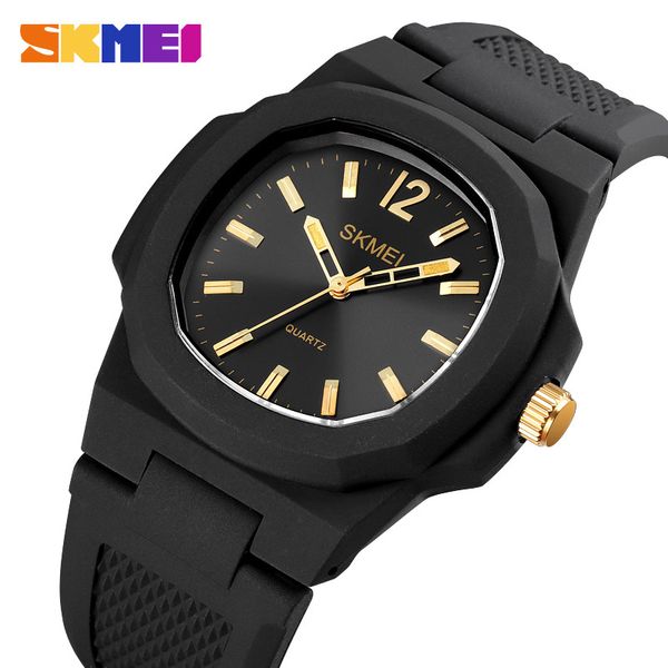 SKMEI Textured relógio de quartzo para meninos meninas moda impermeável homens mulheres relógios de pulso personalidade legal relógios montre homme 1717 q0524