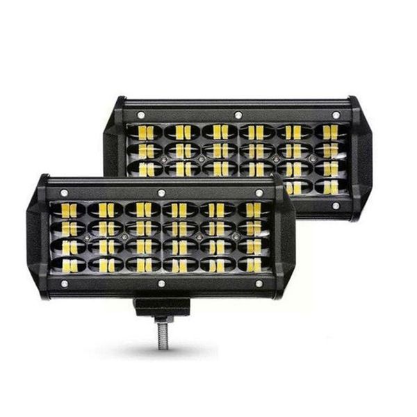 

working light 72w waterproof work led bars 4-row spot 12v offroad flood driving 24v car for beam truck boat combo tracto c3f2