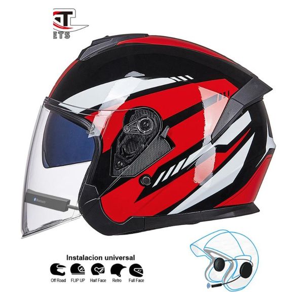 

motorcycle helmet wireless bluetooth headphone anti-interference for riding hands usb charging music gps stereo helmets