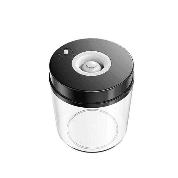 

storage bottles & jars vacuum container large capacity coffee canister with pump fresh keeping round shape kitchen