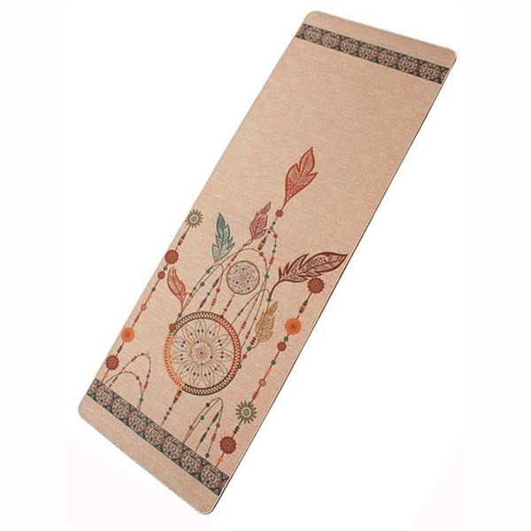 

183cm*61cm*0.5cm yoga mat environmentally skin-friendly anti-tear sports fitness pilates natural rubber linentapis de mats