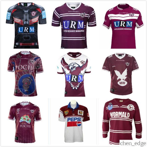 

2021 manly warringah sea eagles indigenous super rugby jersey australia nrl league retro quality, Black;gray