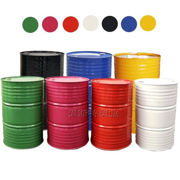 

buckets 200l net red decorative iron barrel 200 liters graffiti oil props 200kg big kindergarten decorat