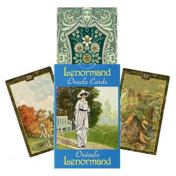 

lenormand oracles fashionable fun game tarot cards deck board games family party playing card