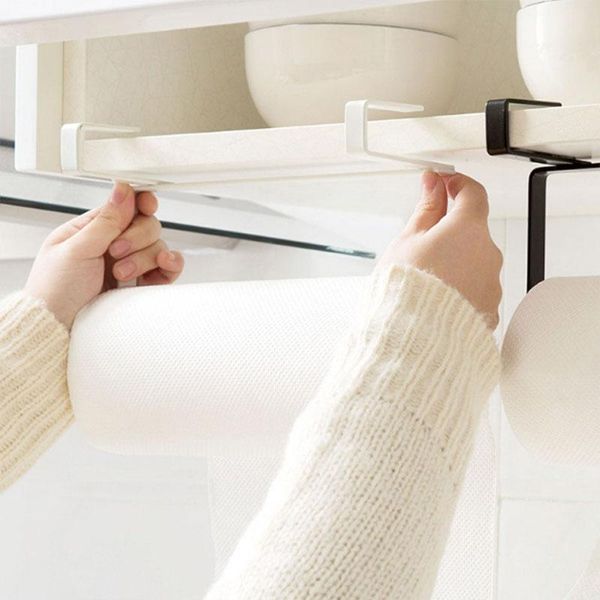 

kitchen toilet paper holder tissue hanging bathroom roll towel rack stand home organizer storage & organization