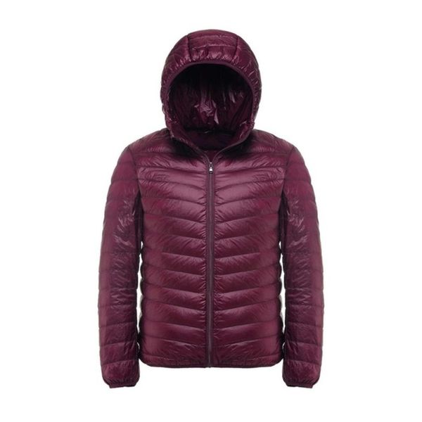 

2017 new casual brand white men autumn winter warm coat men's ultralight duck down et male windproof parka, Black