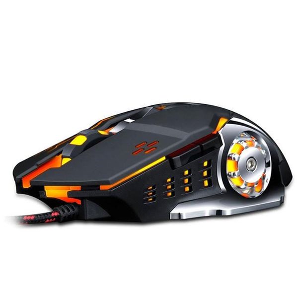

mice wired gaming mouse usb optical gamer ergonomic 6 buttons 1600dpi computer programmable for pc lapdesktop