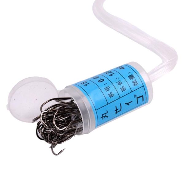 

110pcs fishing hook with line high carbon tackle supplies roll feeder(18 19 20 ) hooks