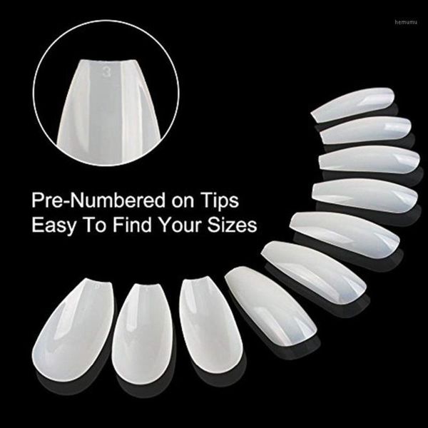 

500pcs/bag ballerina fake nails full cover acrylic coffin natural false for manicure tools set1, Red;gold