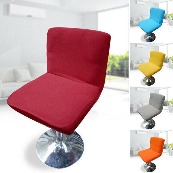 

chair covers 1pc cover stretch bar stool low back short seat dining slipcover design with elastic band