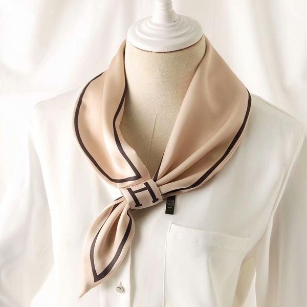 

scarves small silk necktie headband h stylish handbag ribbon tie women casual fashion office lady skinny scarf, Blue;gray