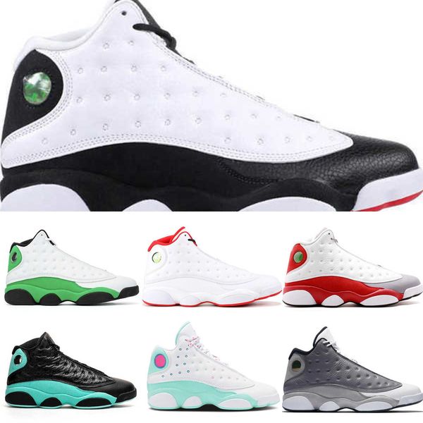 

13s mens basketball shoes playground playoffs court purple cap and gown atmosphere grey dirty bred hyper royal black cat 13 men sportstzeu