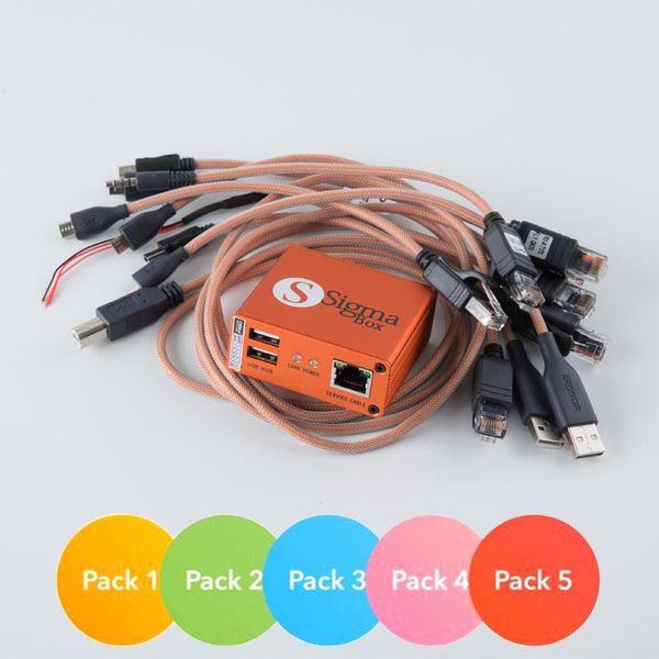 

cell phone repairing tools original sigma box+9 cable+pack1,2,3,4, pack5 activation used to the box and key dongle