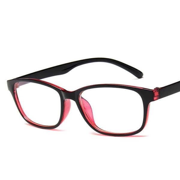 

fashion sunglasses frames transparent optical eyeglasses fake eye glasses for women myopia glass spectacles eyewear computer, Black
