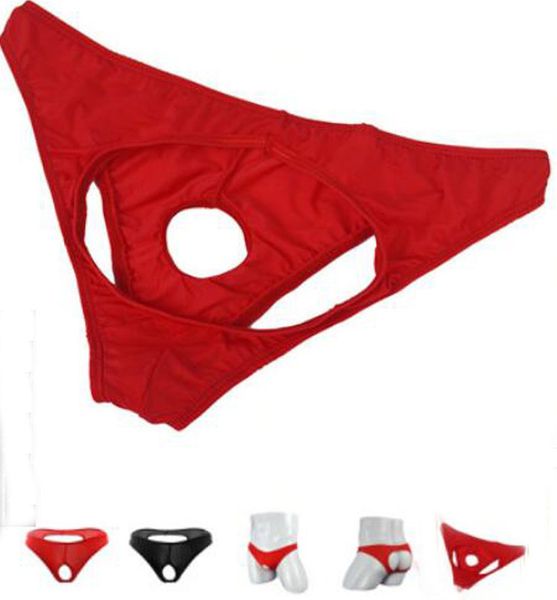 

underwear, men's low transparent waist, zj831s, Black;white