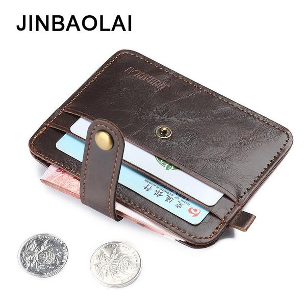 

wallets jinbaolai thin male purses vintage design men pu leather short small wallet card holder purse coin pocket for, Red;black