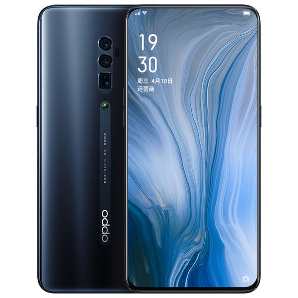 Original OPPO Reno 10x Zoom 4G LTE Celular Telefone 8GB Ram 256GB ROM Snapdragon 855 Octa Core 48.0MP AI NFC Android 6.6 