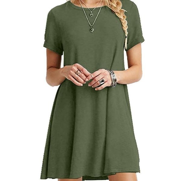 

dress. 2021 women's new short sleeve, White;black