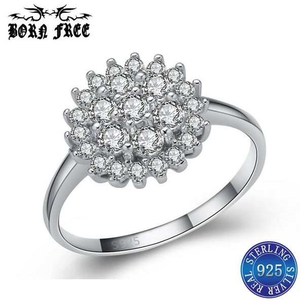 

wedding rings silver ring 925 anel aneis feminino long set zircon lot anillos de plata ley ringen bague femme woman luxury, Slivery;golden